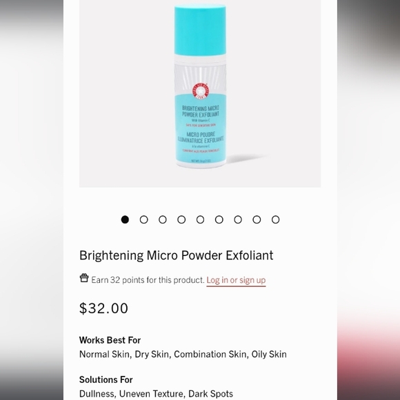 x2 ✨️SEALED✨️ First Aid Beauty Brightening Micro Powder Exfoliant - Picture 6 of 16